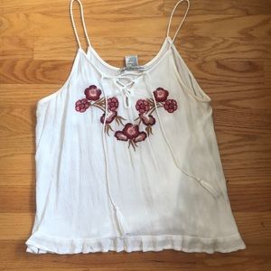 Flowy floral tank